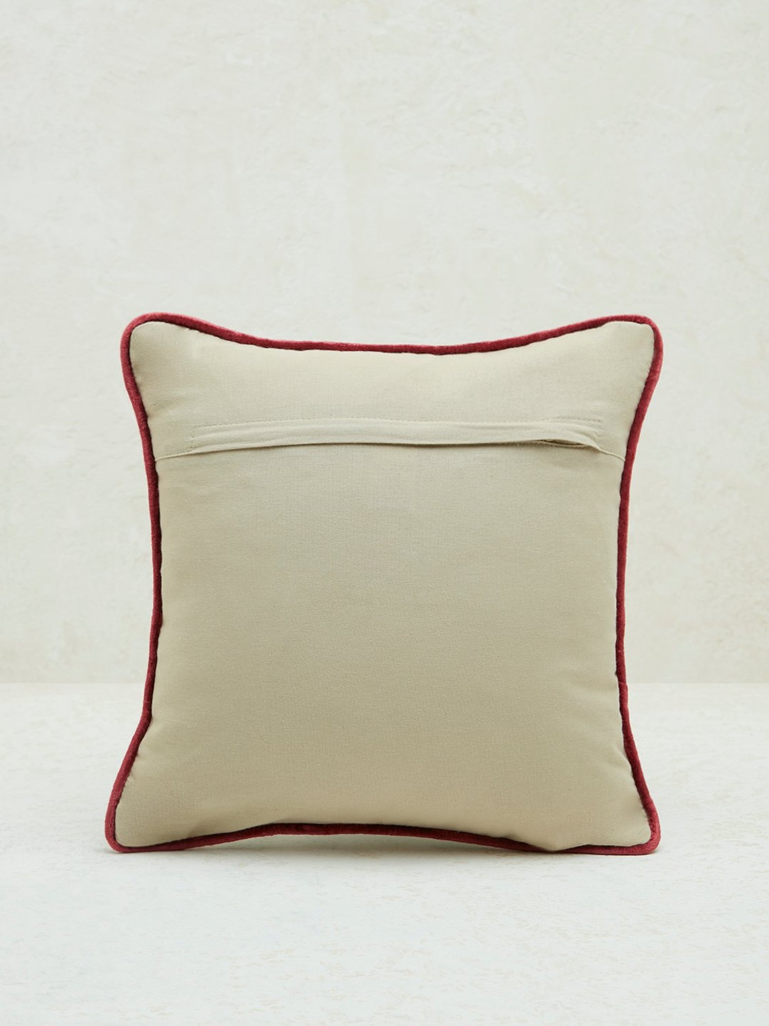 Westside Home Multicolour Floral Embroidered Cushion Cover