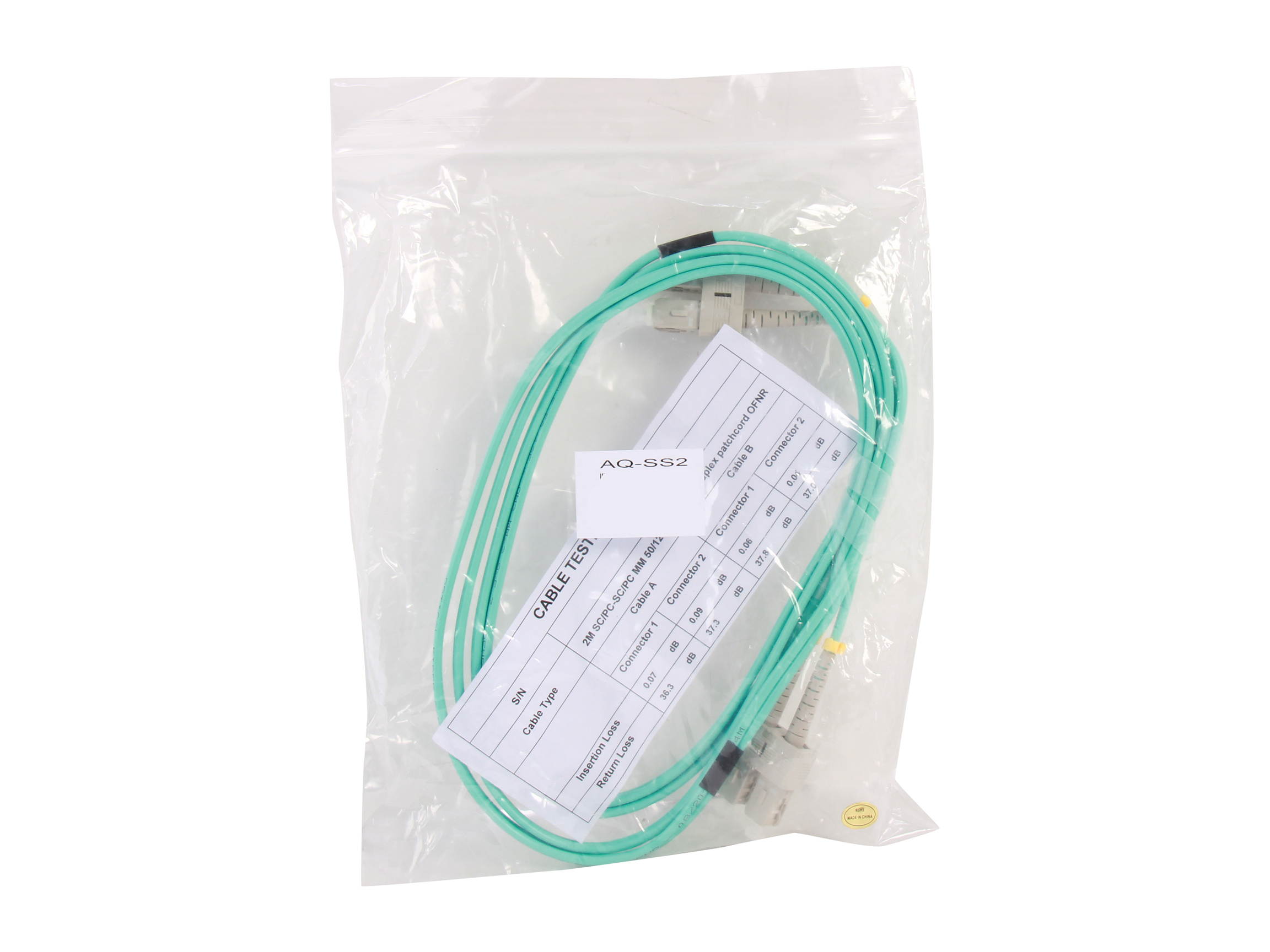 BYTECC AQ-SS2 6.65 ft. Fiber Optic Cable