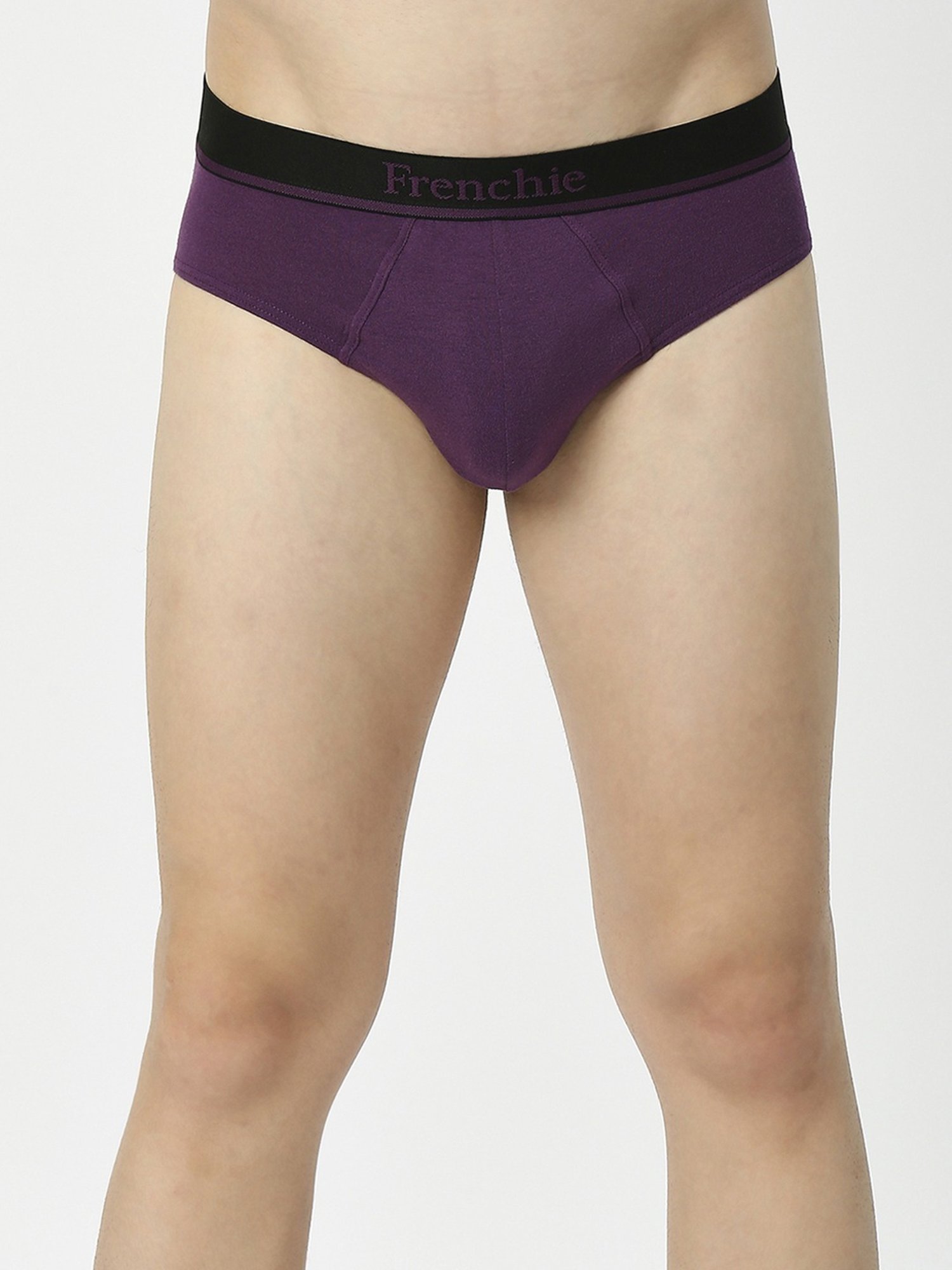 Frenchie Assorted Cotton Skinny Fit Briefs - Pack Of 2