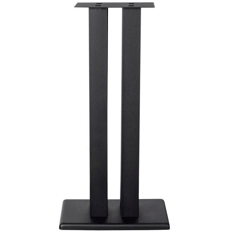 Monolith 24 Inch Speaker Stand (Each) - Black | Supports 75 lbs, Adjustable Spikes, Compatible With Bose, Polk, Sony, Yamaha, Pioneer and others