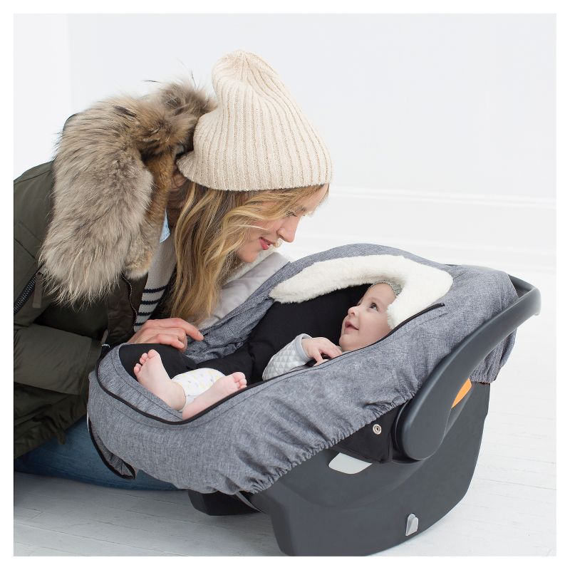 Skip Hop STROLL & GO Car Seat Cover - Heather Gray