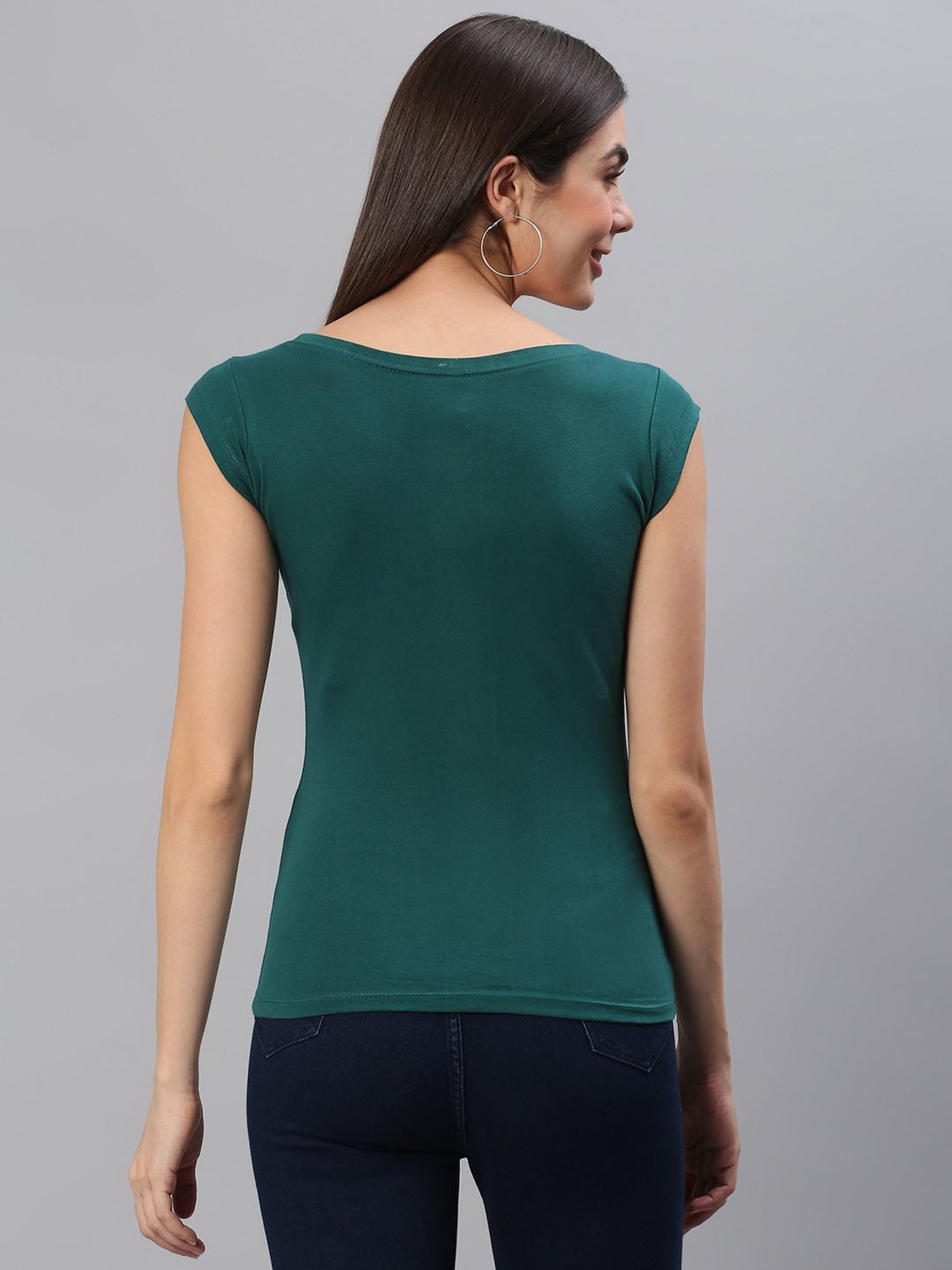 Cation Dark Green Top