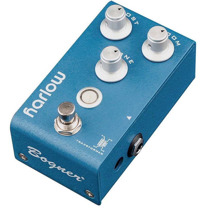 Bogner Harlow V2 BOOST + BLOOM With Transformer Guitar Effects Pedal Blue