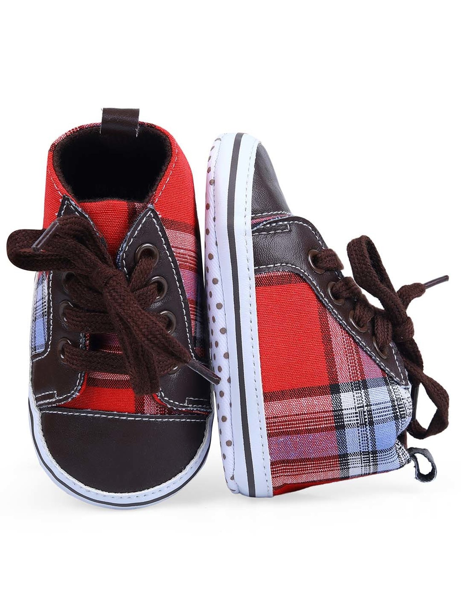 Baby Moo Kids Brown Casual Booties