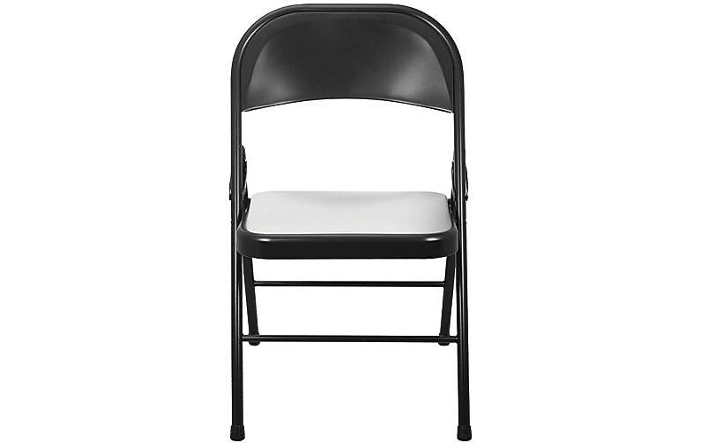 Advantage Black Metal Folding Chair (EDPI903M-BLK) 