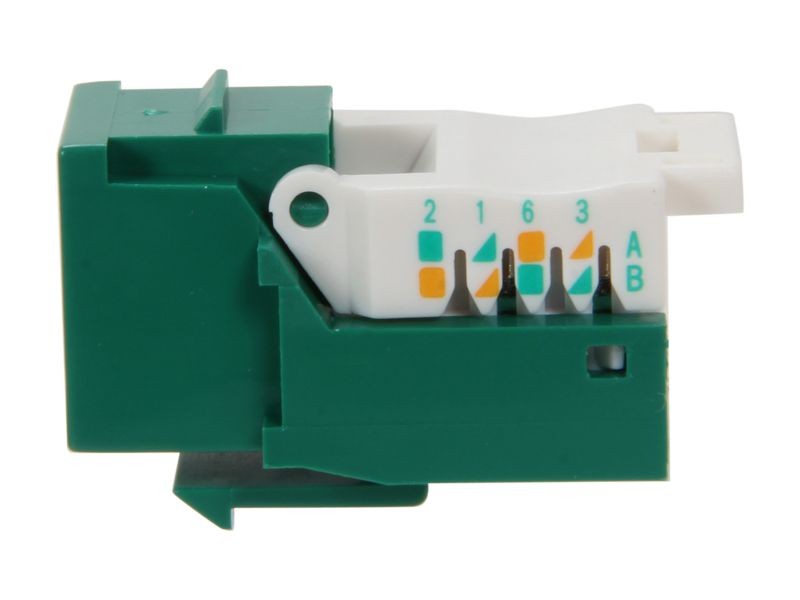 Micro Connectors CAT5 RJ45 Coupler F-F Straight