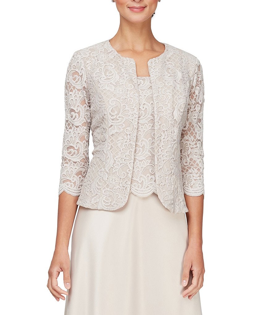 Alex Evenings Stretch Velvet Long Sleeve Ruched Beaded Accent Collar Boat Neck Blouse