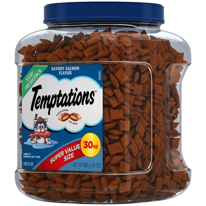 Temptations Classic Savory Salmon Flavored Cat Treats - 30oz