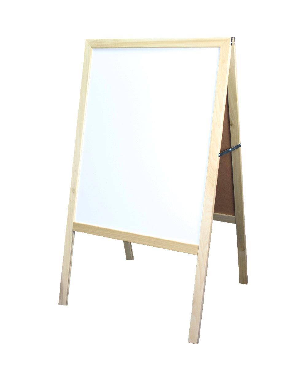 Flipside Signage Easel Dry-Erase/Chalkboard 24"Wx42"H Multi 31200