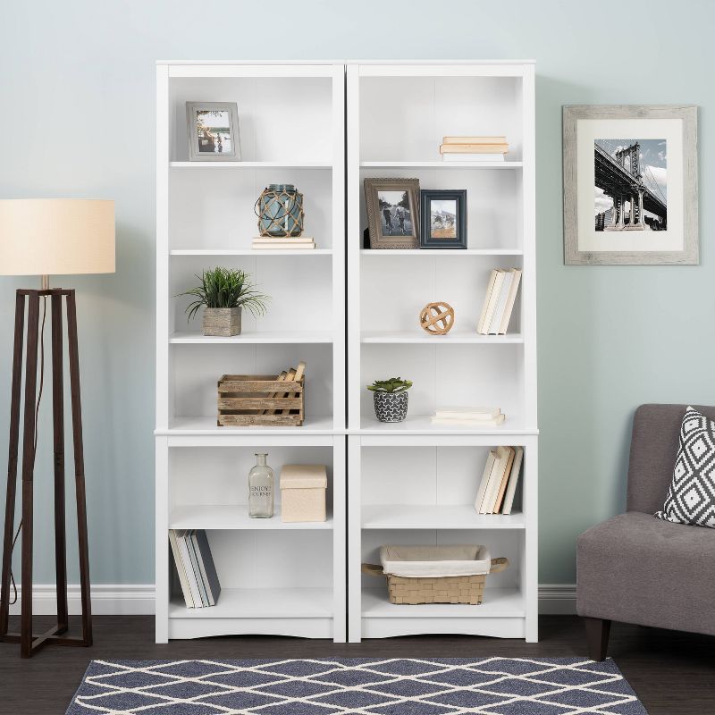 80" Tall Bookshelf White - Prepac