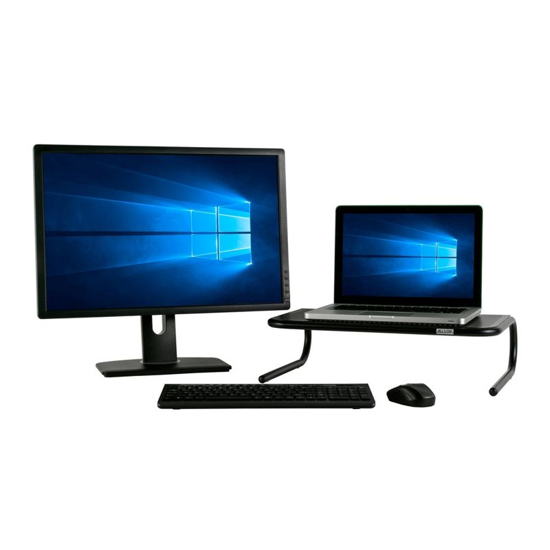 Allsop Monitor Stand Metal Art - Black (30336)