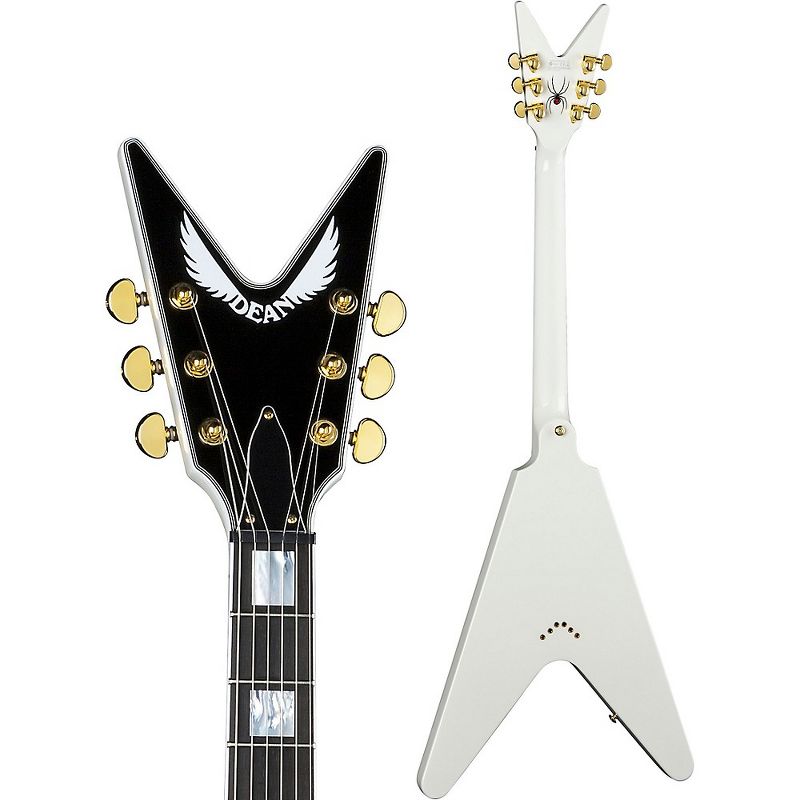 Dean Christian Martucci V Electric Guitar Vintage White