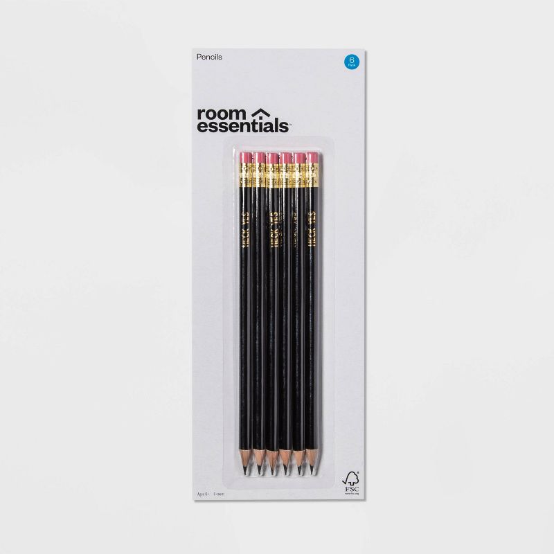 General's Non-Toxic Smooth Artists Graphite Drawing Pencil, 6B Tip, Black, pk of 12