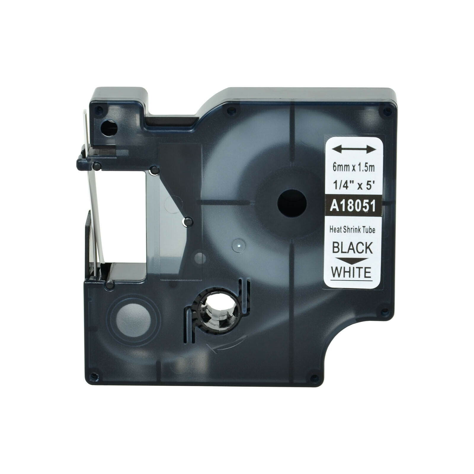 4PK For DYMO Rhino 4200/5200 Heat-Shrink Tube 18051 Industry Label Tape 1/4"x5'