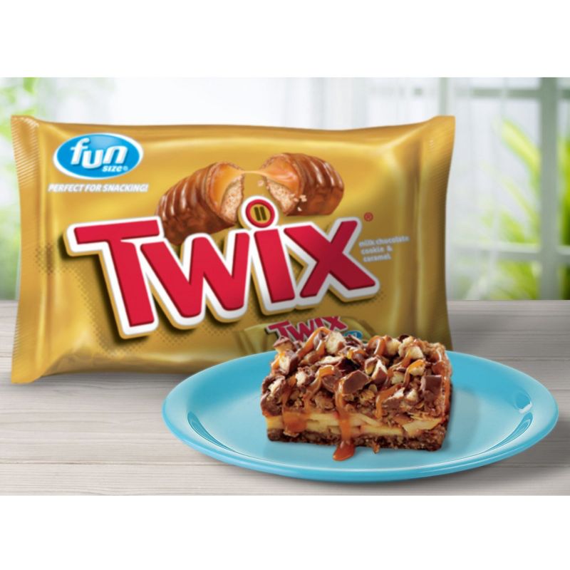 Twix Fun Size Caramel Chocolate Cookie Bar Candy - 10.83oz