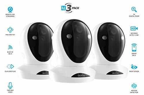 vimtag p1 smart hd 3pack | wifi video monitoring surveillance security camera