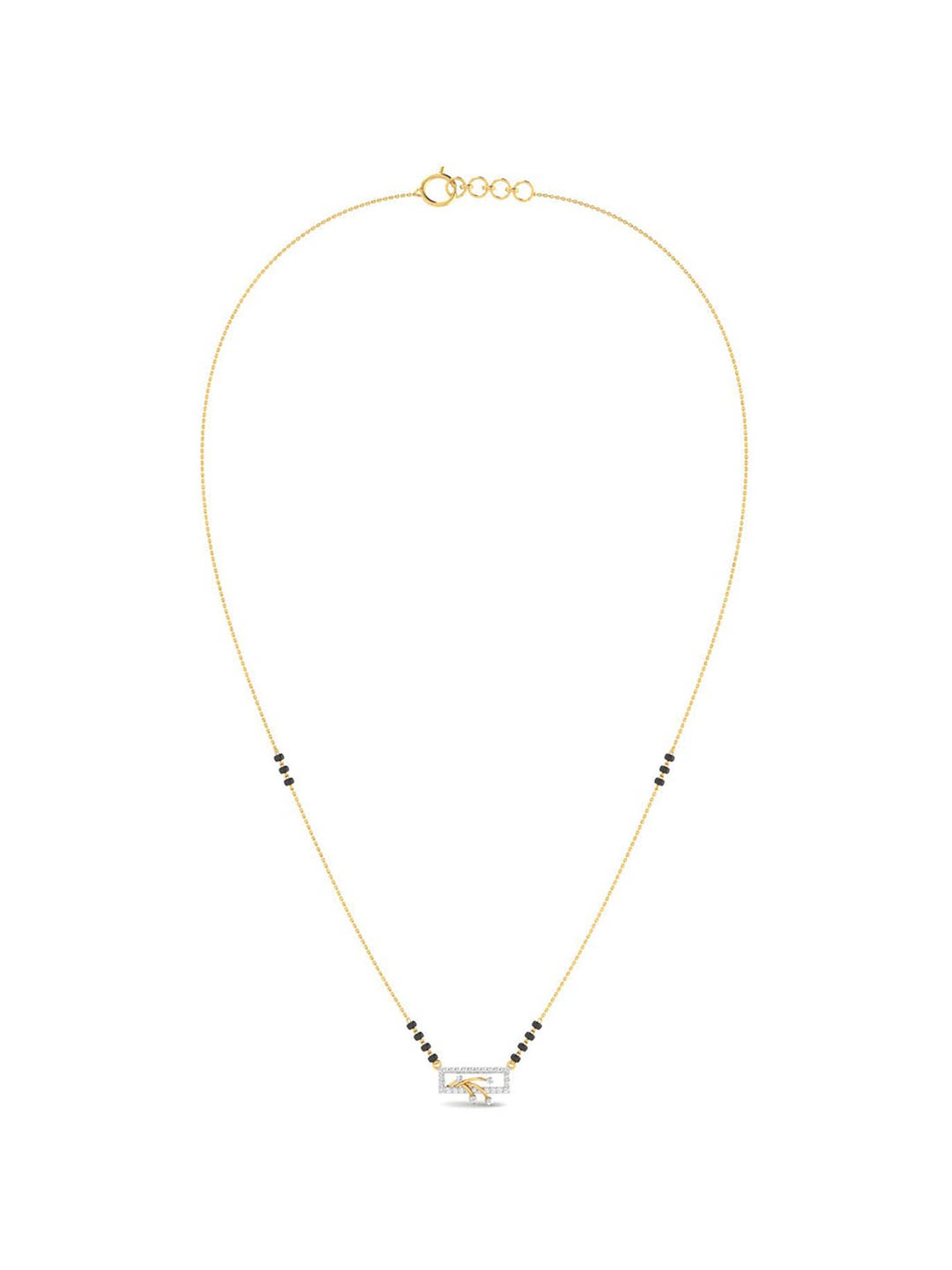 Waman Hari Pethe Jewellers 18k Gold & Diamond Mangalsutra for Women