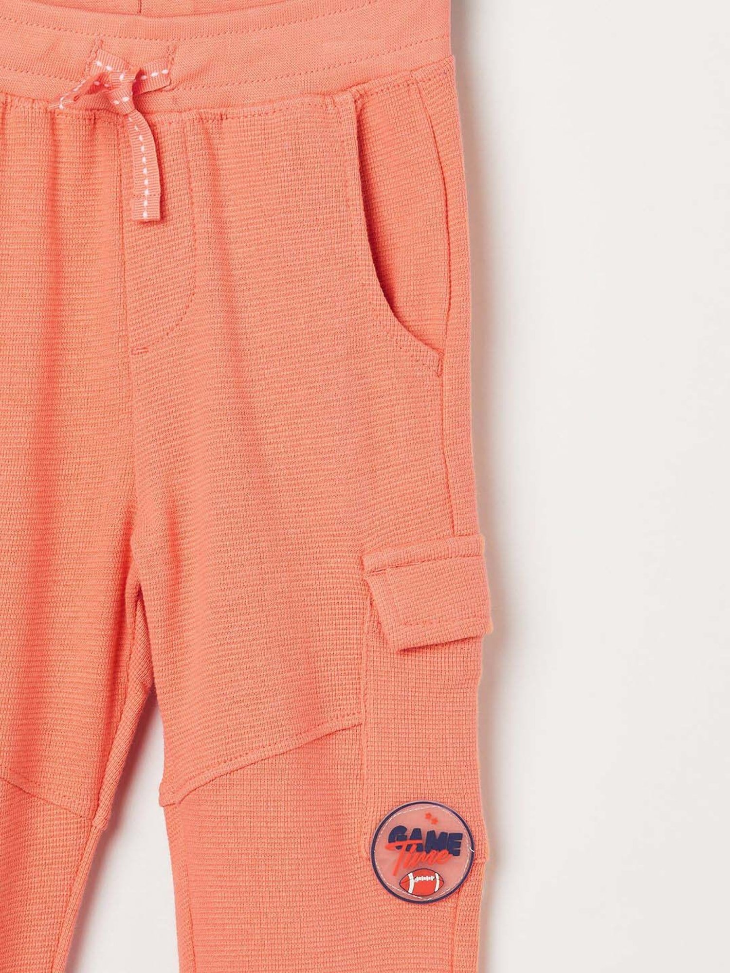 Juniors by Lifestyle Boys Coral Cotton Printed Track Pants