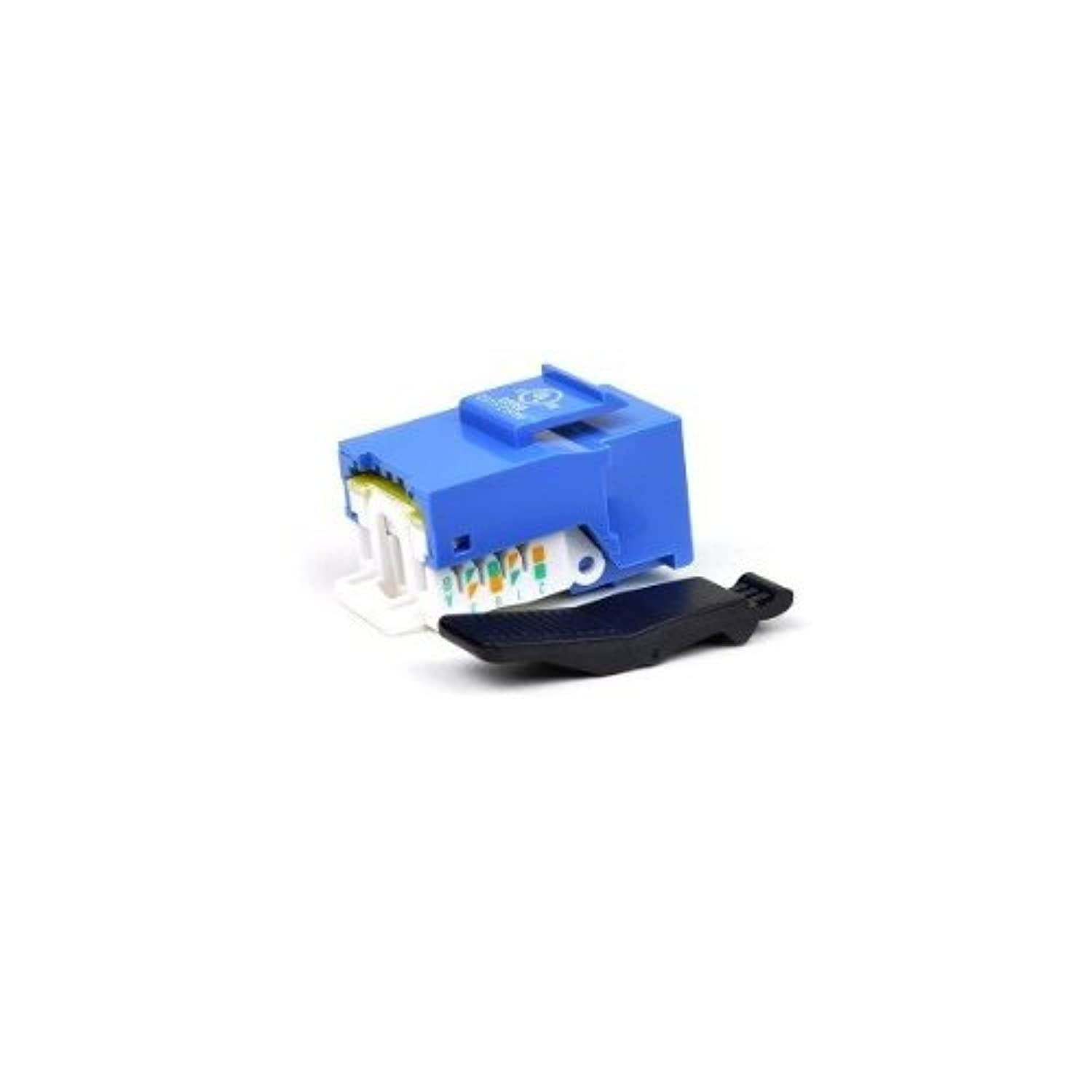 Cables Unlimited CAT6 Tool less Keystone Jack Blue