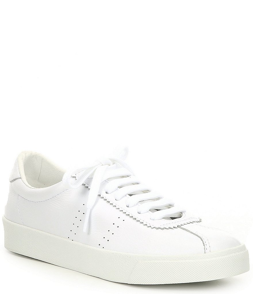 Superga Women's 2843 Club S Leather Lace-Up Sneakers