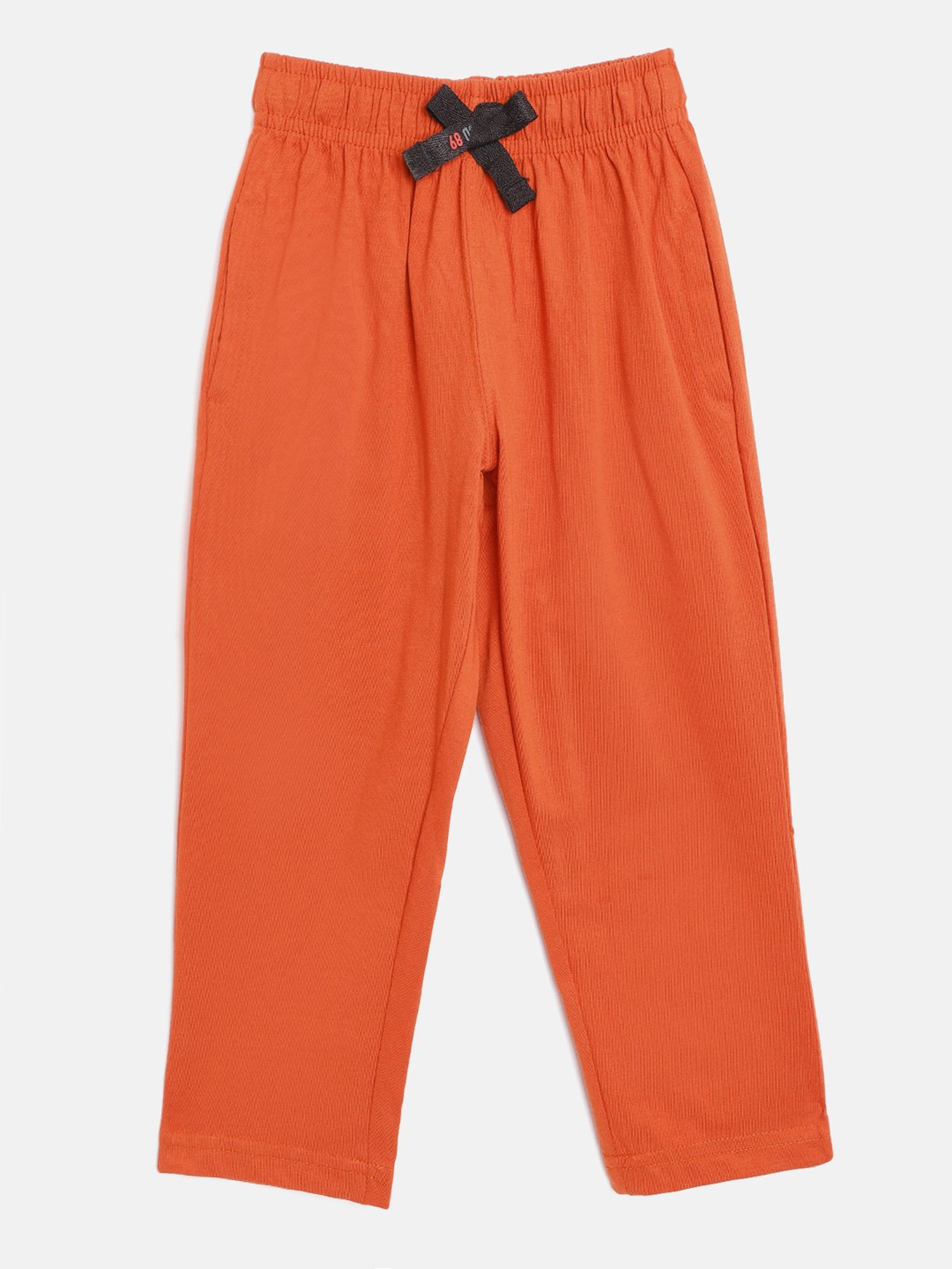 Sweet Dreams Kids Orange & Blue Printed Full Sleeves T-Shirt with Pyjamas