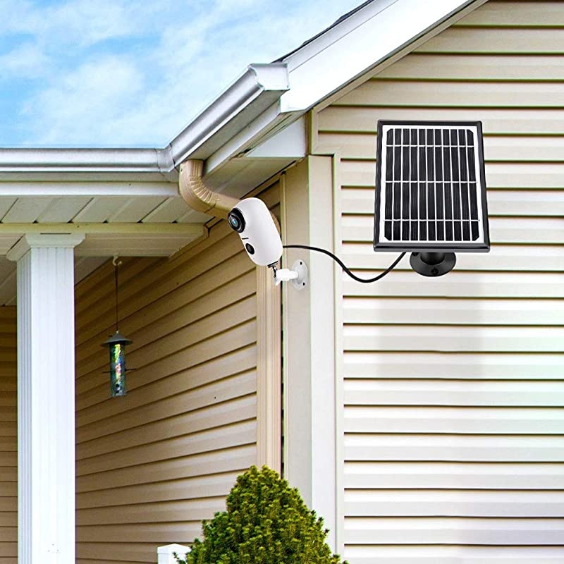 Solar Panel for Outdoor Security Camera A3/A3P, Waterproof Solar Panel with 10ft Charging Cable ( No Camera)