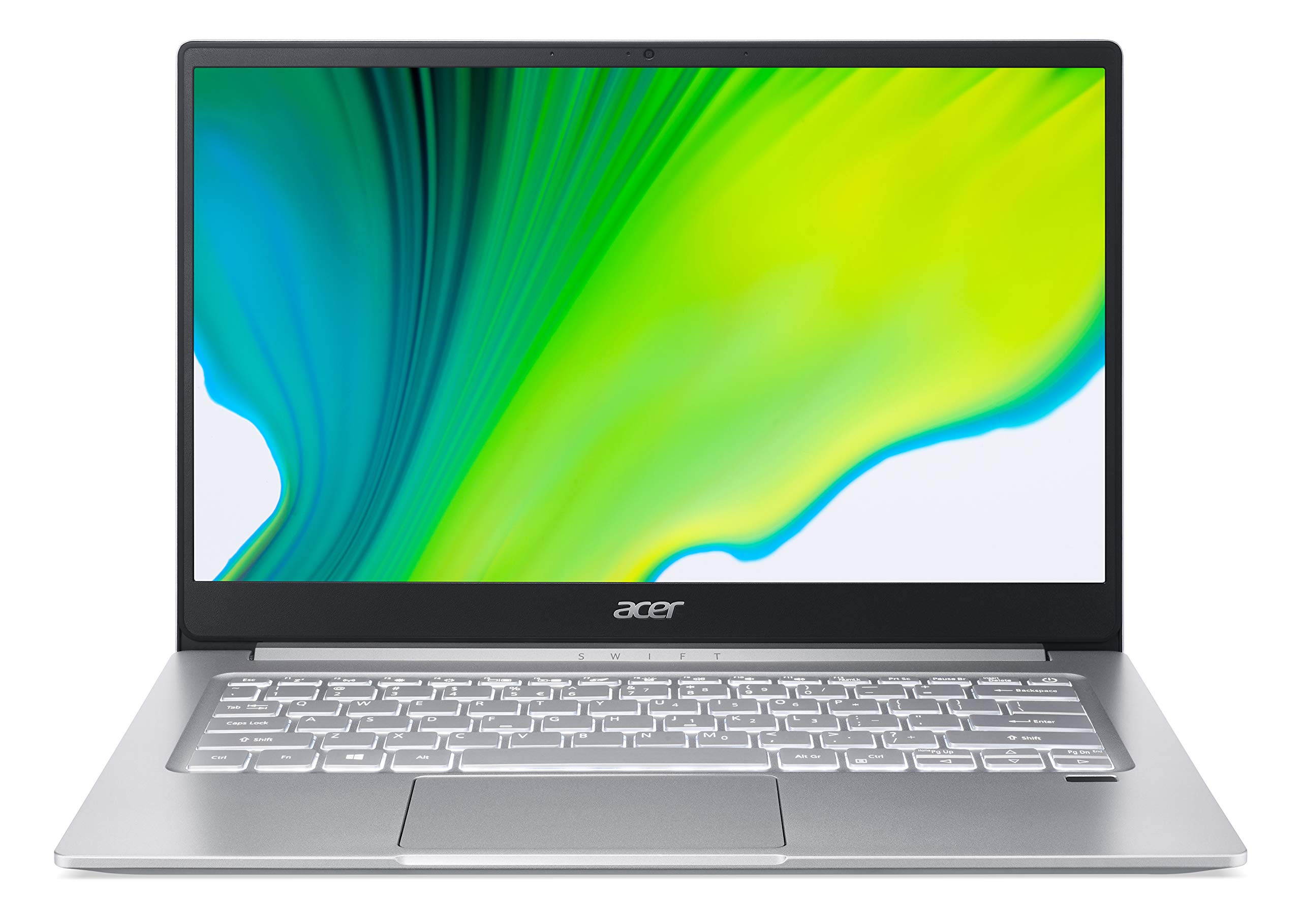 Acer Swift 3 Thin  and  Light Laptop, 14" Full HD IPS, AMD Ryzen 7 4700U Octa-Core Processor with Radeon Graphics, 8GB LPDDR4, 512GB NVMe SSD, WiFi 6, Backlit Keyboard, Finge (SF314-42-R9YN)