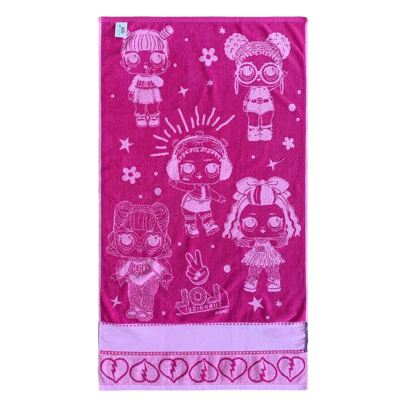 2pc L.O.L. Surprise! Rock on Forever Bath Towel and Washcloth Set