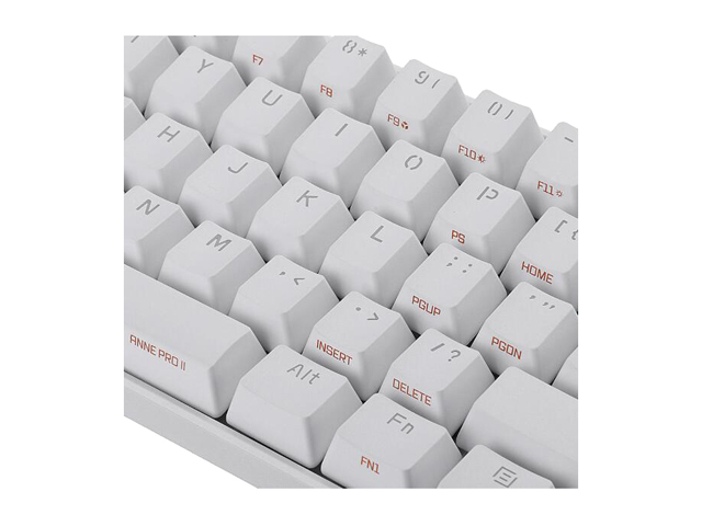 Anne Pro 2 60% Mechanical Keyboard Wired/Wireless Dual Mode Full RGB Double Shot PBT - Brown Switch