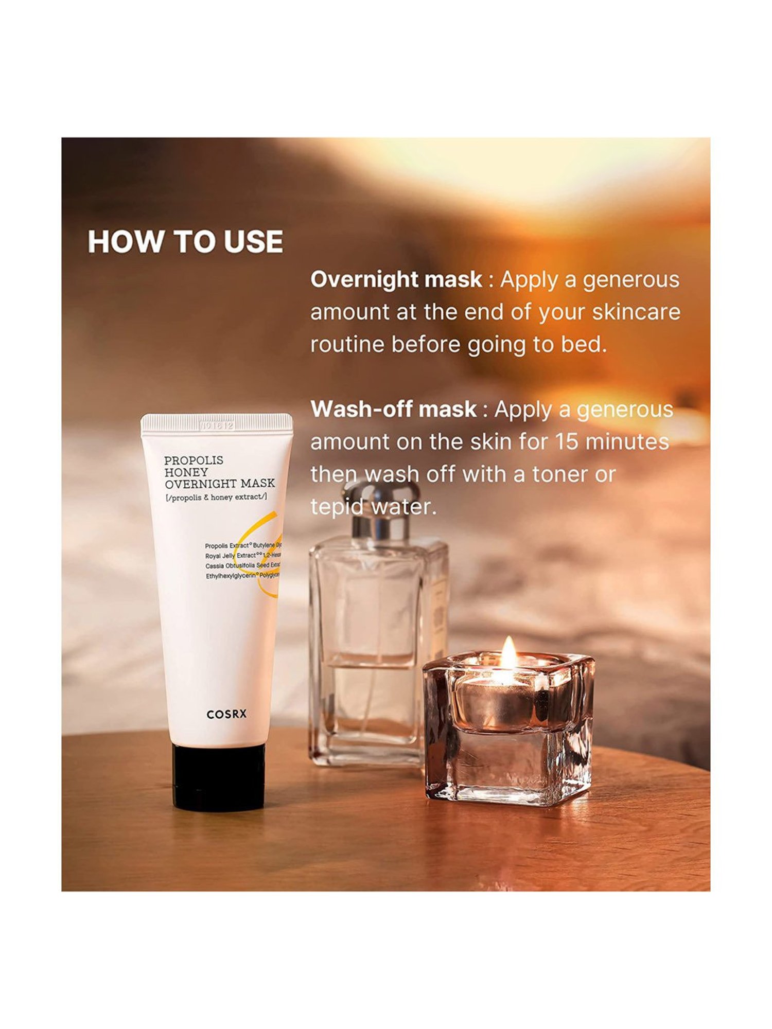 Cosrx Full Fit Propolis Honey Overnight Mask - 60 ml