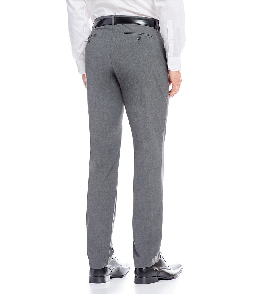 Calvin Klein Slim-Fit End-On-End Bi-Stretch Flat Front Suit Separate Pants