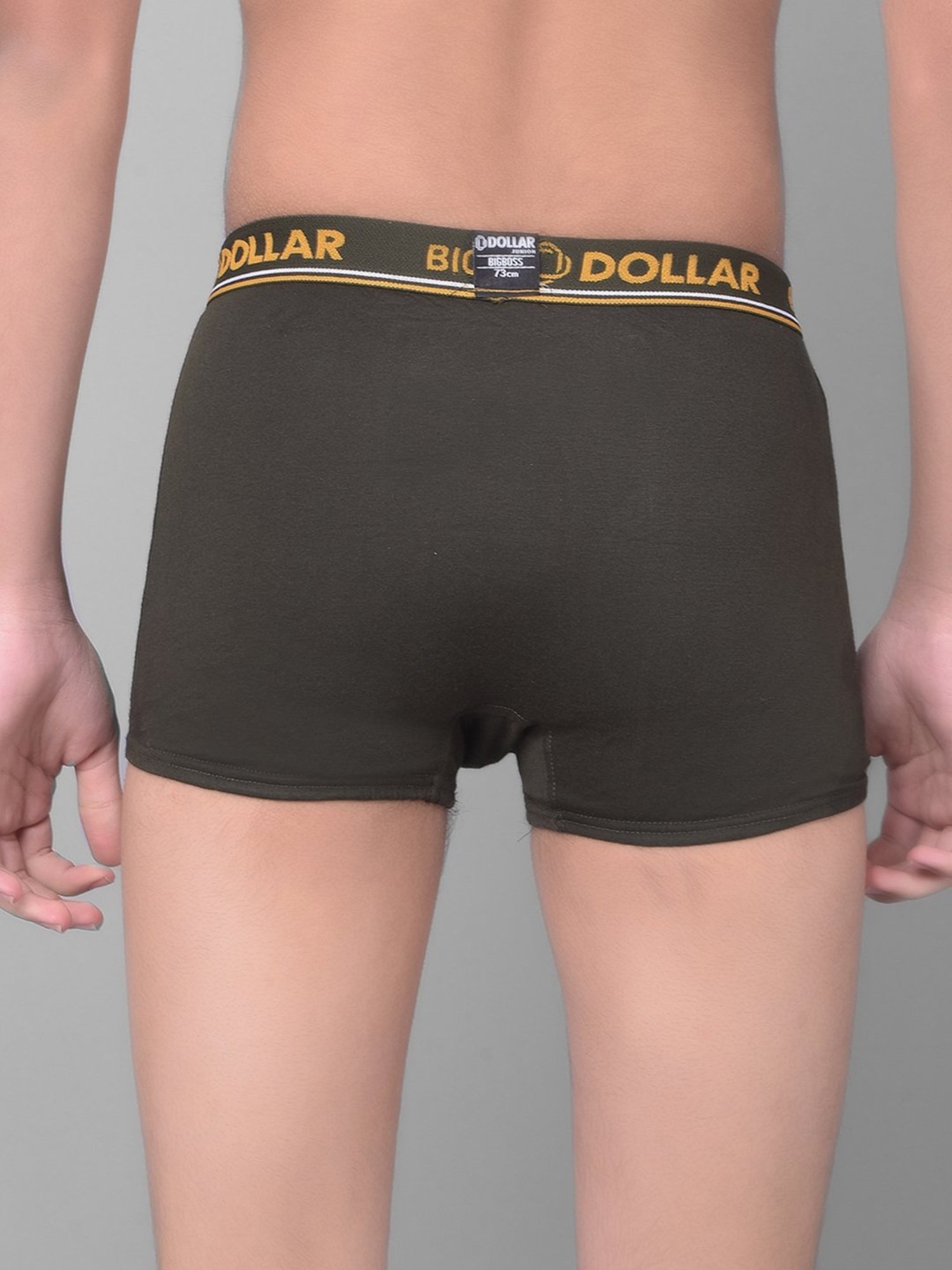 HOP Kids by Westside Yellow Printed Cotton Briefs - Pack of 5