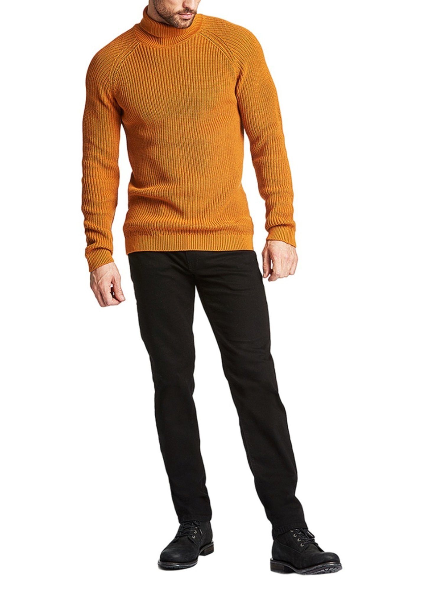 Lindbergh Brown Cotton Regular Fit Sweaters