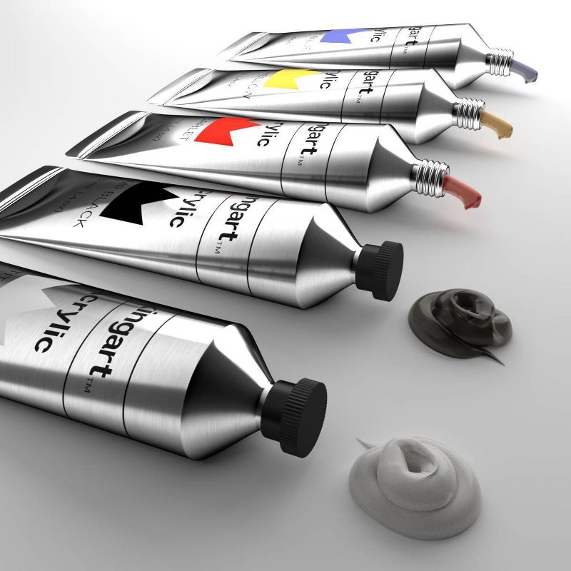 Kingart 24ct 12ml Acrylic Paint Set