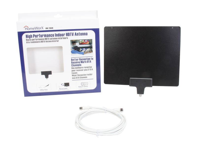 Mediasonic HomeWorX HW210AN Ultra Thin Indoor Digital HD TV antenna