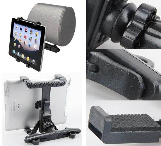 Car Back Seat Headrest Mount Holder For iPad 1 2 3 4 for  6-10 inch mobile phone Tablet  for SAMSUNG Tablet PC Stands Car