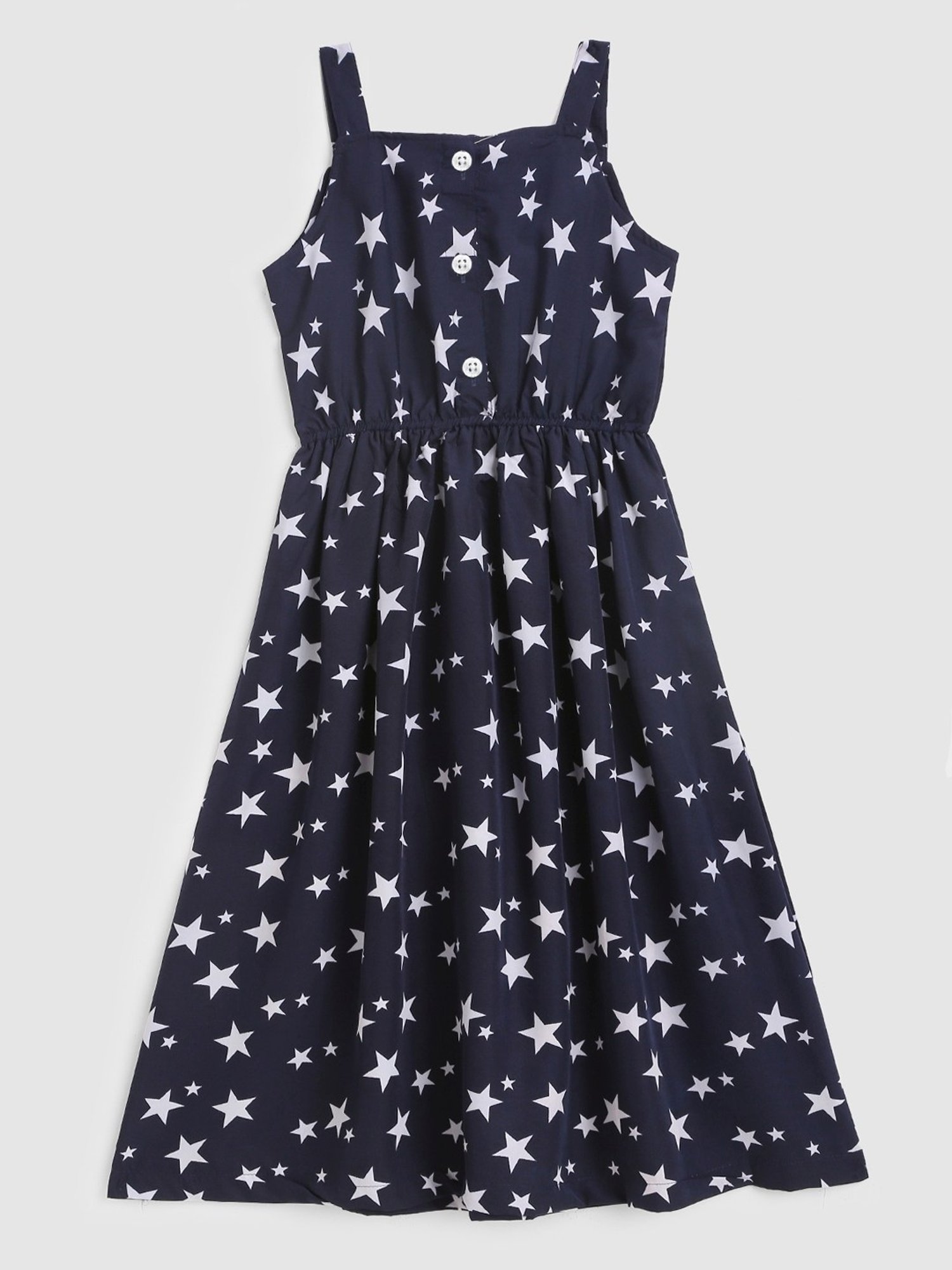 Kids Craft Navy Printed Dress