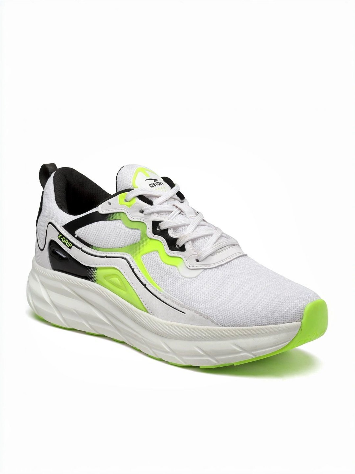 Asian Men's White Running Shoes