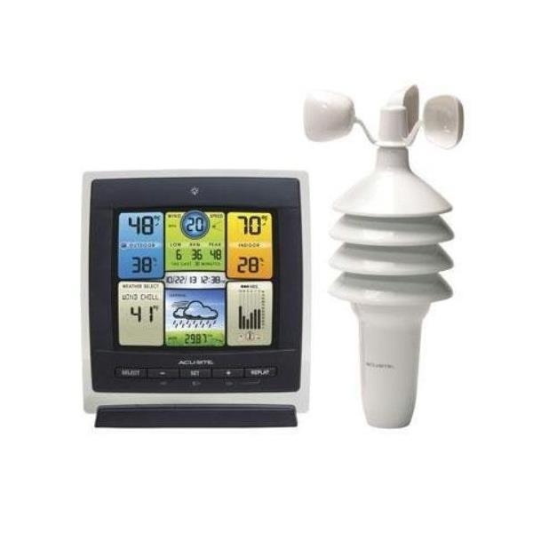 AcuRite 00589 Pro Color Weather Station with Wind Speed, Temperature and Humidity