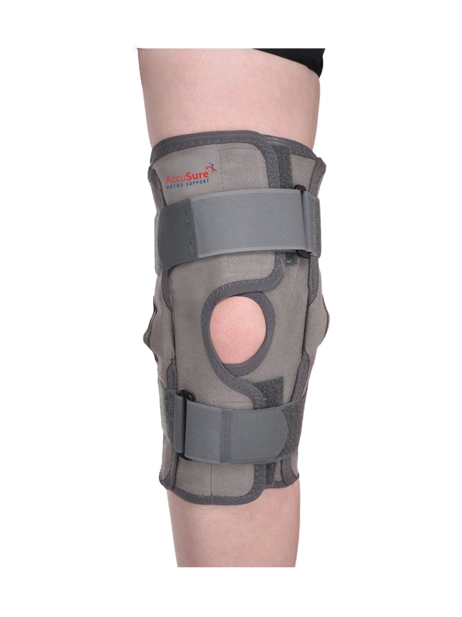 AccuSure Bi-Axial Heavy Duty muscle Joint Protection Functional Knee Support - Size-XXL