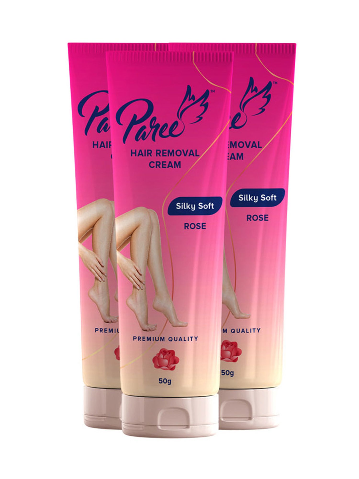 Paree Hair Removal Cream for Women - 50 gm (Pack of 3)