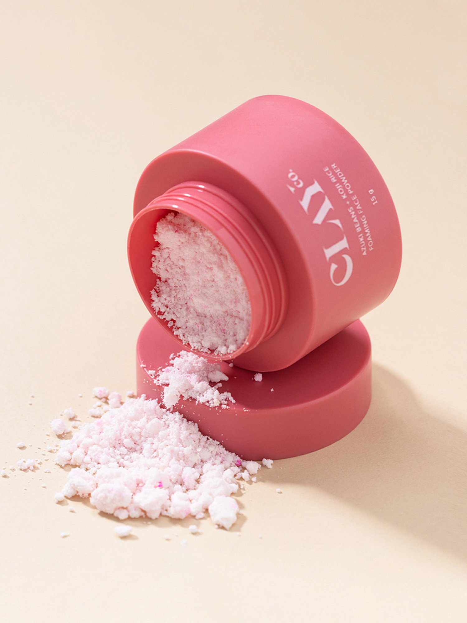 CLAYco Azuki Beans + Koji Rice Foaming Face Powder - 15 gm