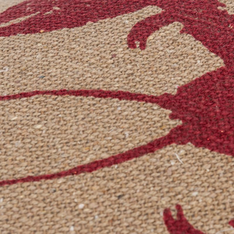 Lobster Poly Filled Pillow Red - Rizzy Home