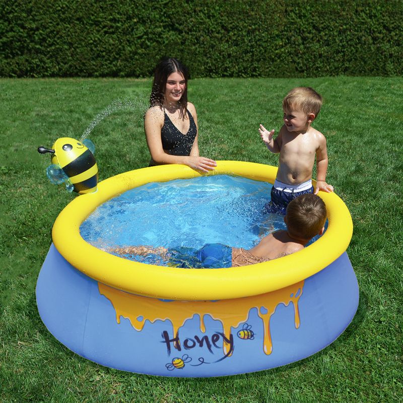 Intex 18ft x 48in Easy Set Above Ground Pool with Pump & Krill Automatic Vacuum