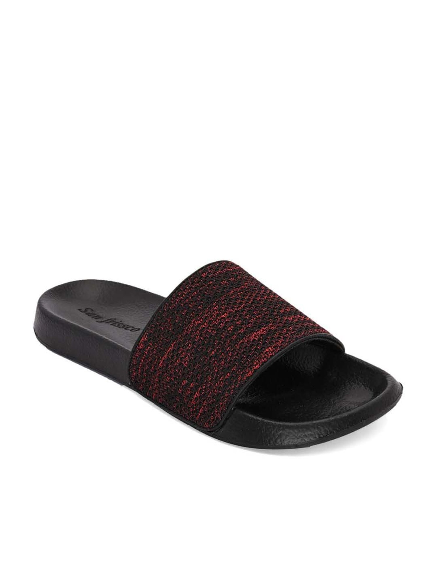San Frissco Men's Red Casual Sandals