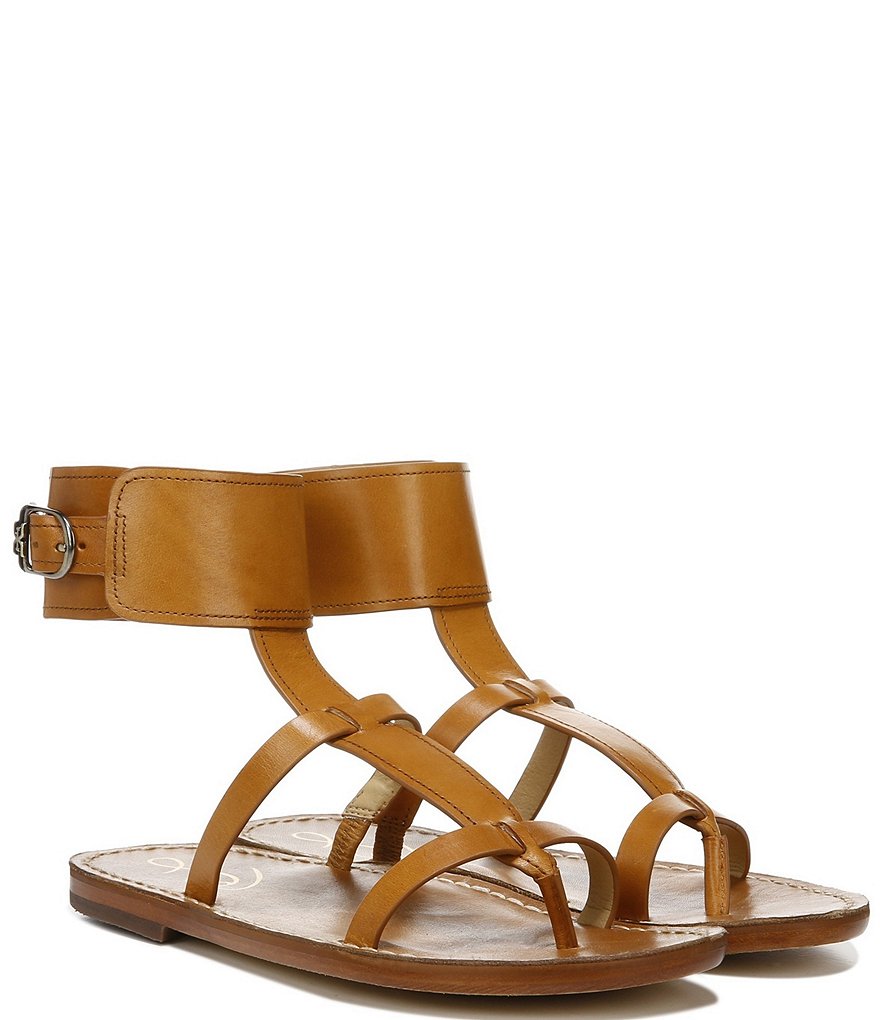 Sam Edelman Mollie Leather Ankle Band Thong Sandals