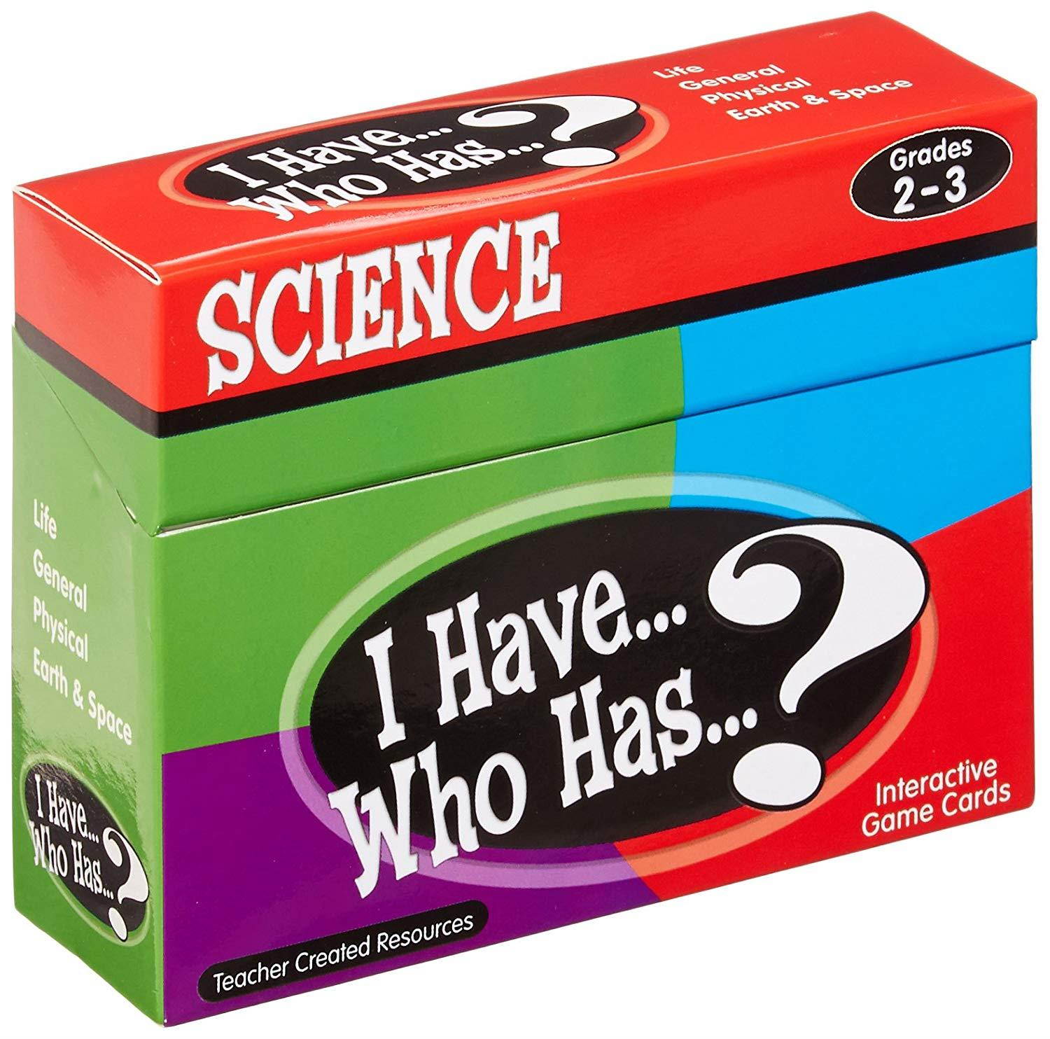 Teacher Created Resources I Have Who Has Science Card (7856)
