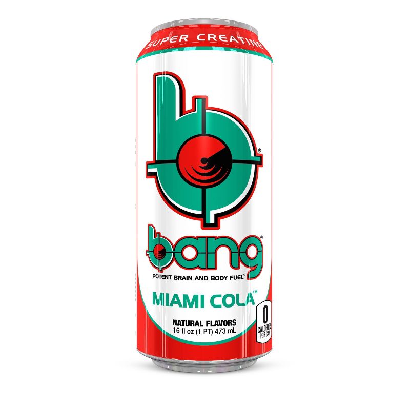 BANG Miami Cola Energy Drink - 16 fl oz Can