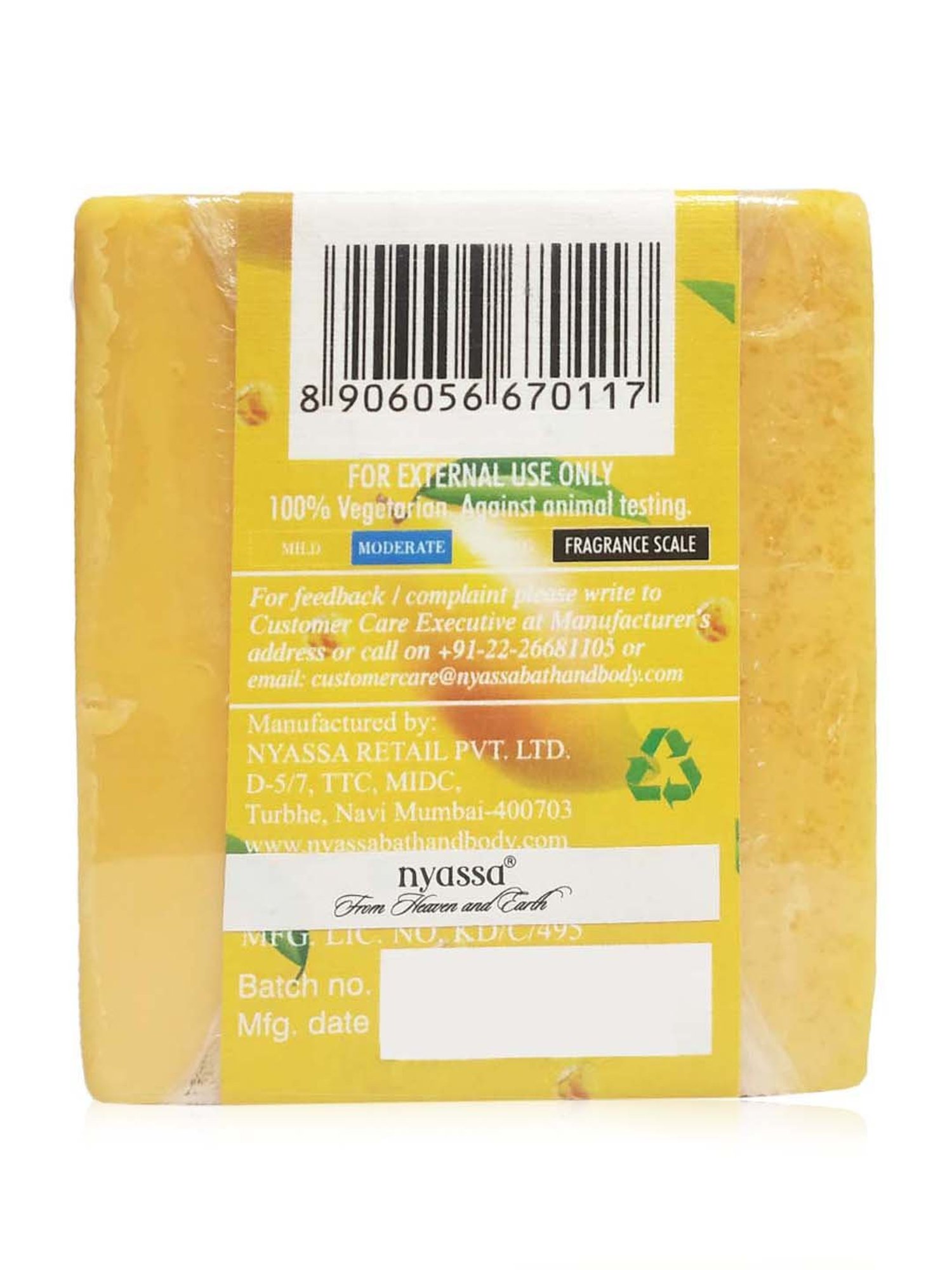 Nyassa Alphonso Soap - 150 gm