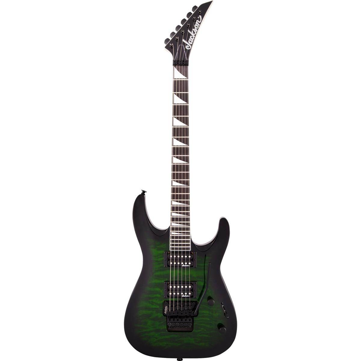 Jackson JS32Q DKA JS Series Dinky Arch Top Electric Guitar, Green Burst